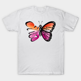 Lesbian Pride Butterfly T-Shirt